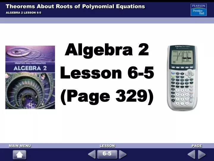 theorems about roots of polynomial equations