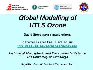 Global Modelling of UTLS Ozone
