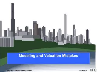 Modeling and Valuation Mistakes