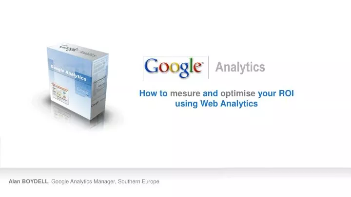 alan boydell google analytics manager southern europe