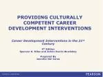 PROVIDING CULTURALLY COMPETENT CAREER DEVELOPMENT INTERVENTIONS
