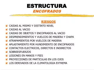 estructura encofrados