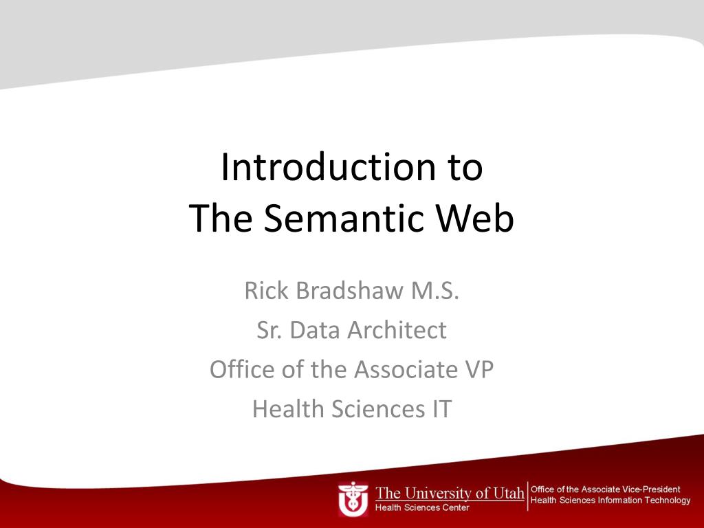 PPT - Introduction to T he Semantic Web PowerPoint Presentation, free ...