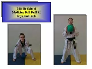 Middle School Medicine Ball Drill #1 Boys and Girls