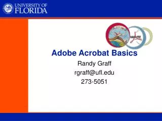 Adobe Acrobat Basics