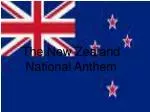 The New Zealand National Anthem - slide 1