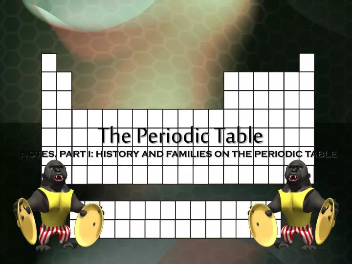 the periodic table