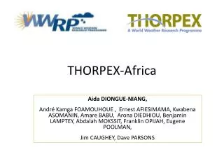 THORPEX-Africa