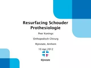 resurfacing schouder prothesiologie