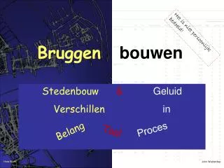 bruggen bouwen