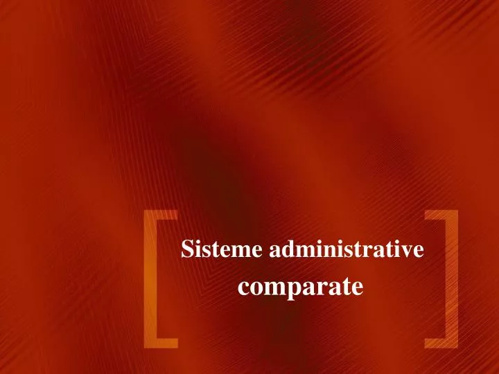 sisteme administrative