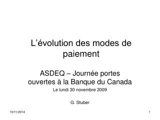l volution des modes de paiement