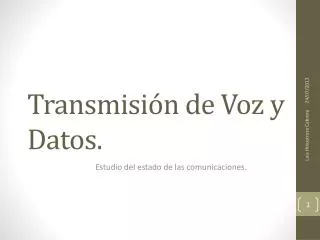 transmisi n de voz y datos