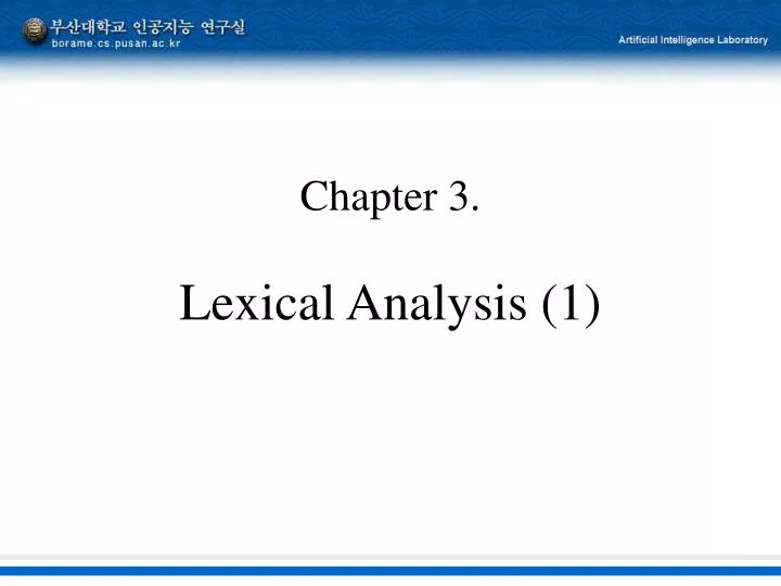 chapter 3 lexical analysis 1
