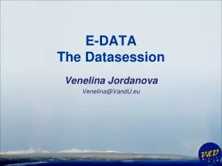 E-DATA The Datasession