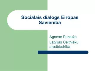 soci lais dialogs eiropas savien b
