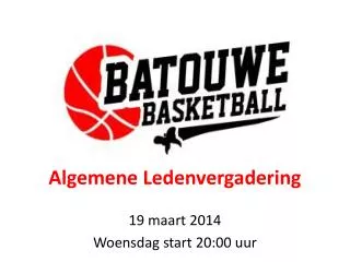 algemene ledenvergadering