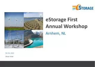 eStorage First Annual Workshop