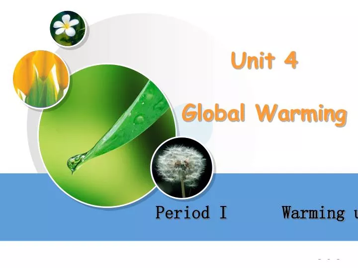unit 4 global warming