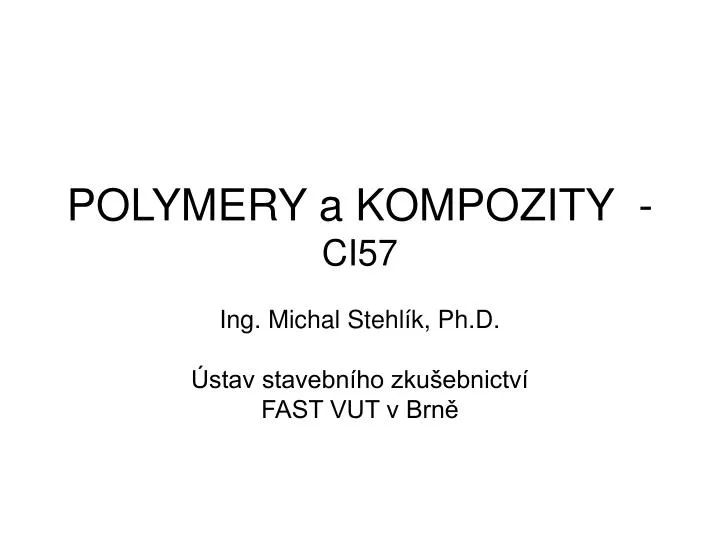 polymery a kompozity ci57