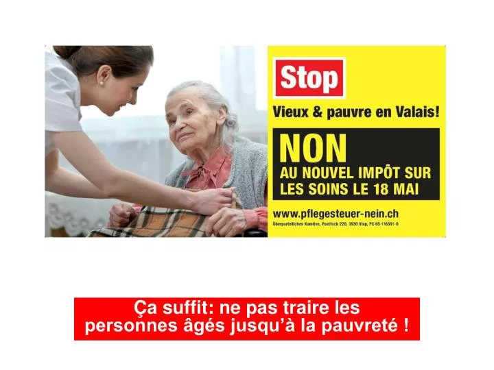 a suffit ne pas traire les personnes g s jusqu la pauvret