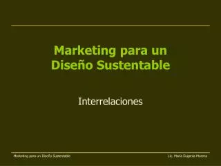 marketing para un dise o sustentable