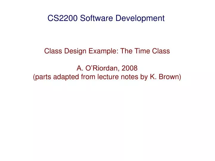 cs2200 software development