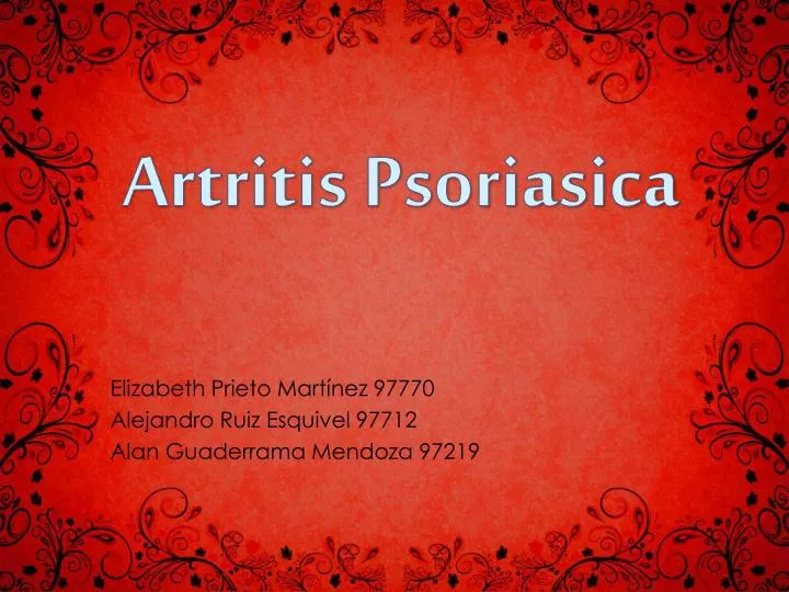 artritis psoriasica