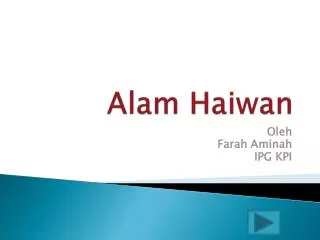 alam haiwan