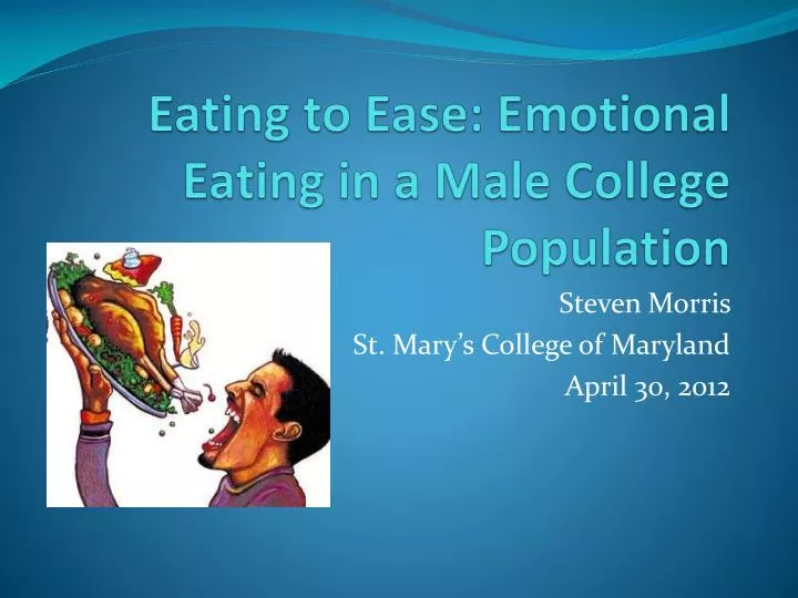 eating to ease emotional eating in a male college population