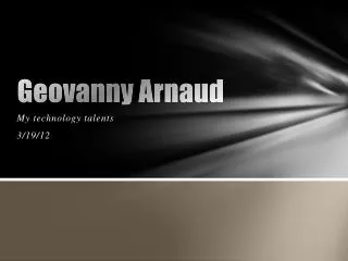 Geovanny Arnaud