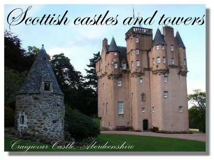scottish castles and towers