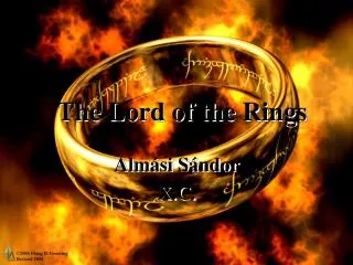 the lord of the rings