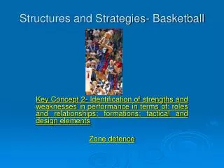 Structures and Strategies- Basketball