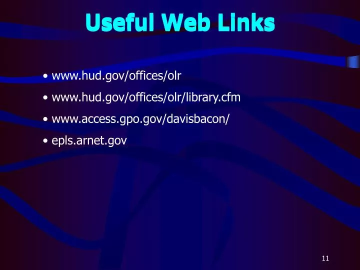 useful web links