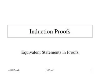 Induction Proofs