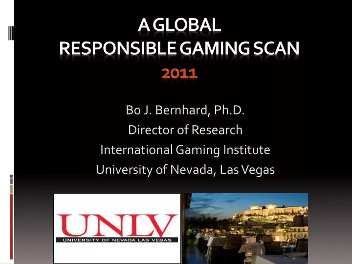 a global responsible gaming scan 2011