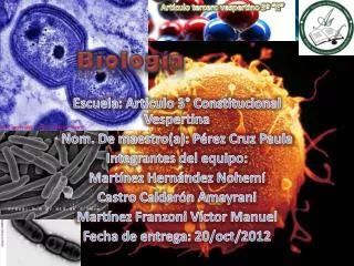 biolog a