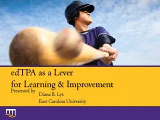edTPA as a Lever for Learning &amp; Improvement
