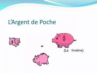 l argent de poche