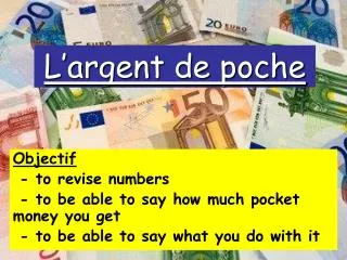 l argent de poche