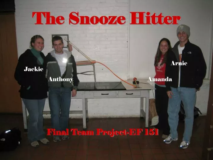 the snooze hitter