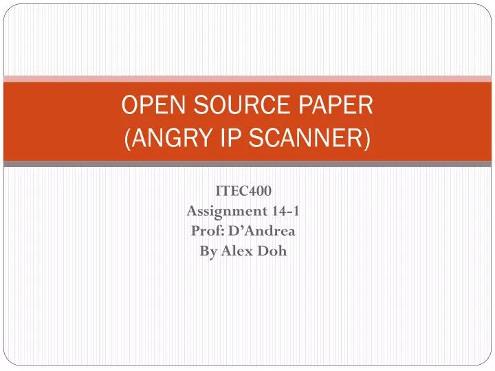 open source paper angry ip scanner