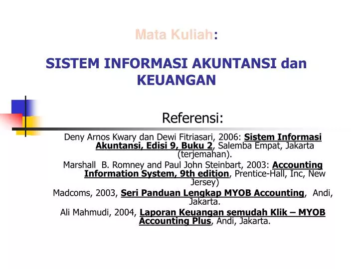sistem informasi akuntansi dan keuangan