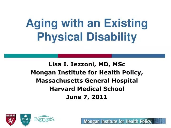 aging with an existing physical disability