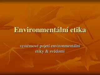 environment ln etika