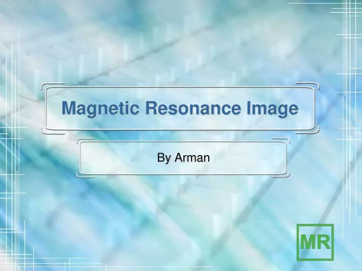 magnetic resonance image