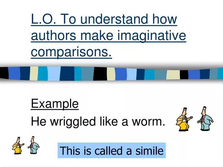 l o to understand how authors make imaginative comparisons
