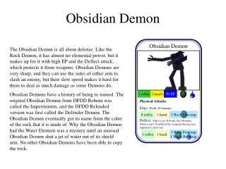 Obsidian Demon
