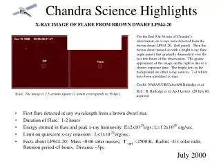 Chandra Science Highlights